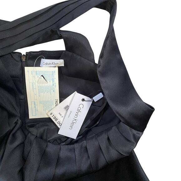 Calvin Klein Sequin Waist Satin Maxi Dress NWT - 8 - Picture 6 of 8